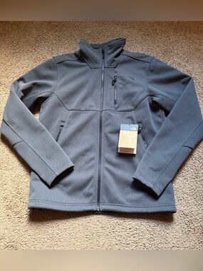The North Face Mens Dark Gray Lightweight Softshell Jacket (brand new with tags)